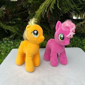 BAB My Little Pony Apple Jack and Cheerilee Lot of 2 12” Plush